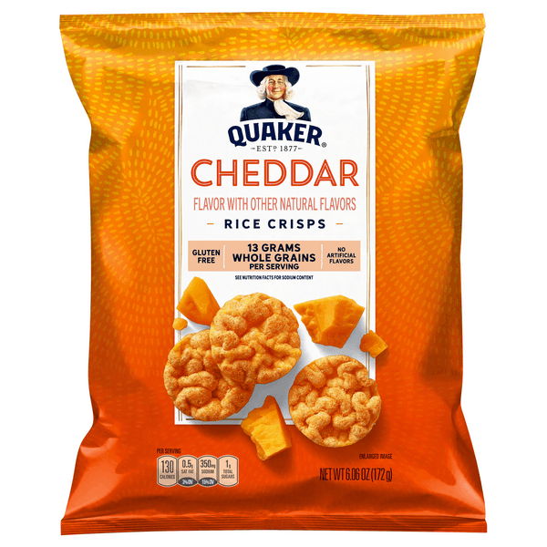 Is it Cashew Free? Quaker Popped Rice Crisps Cheddar Cheese
