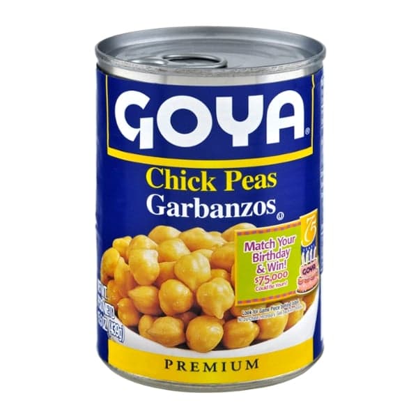 Is it Shellfish Free? Goya Chick Peas Garbanzos