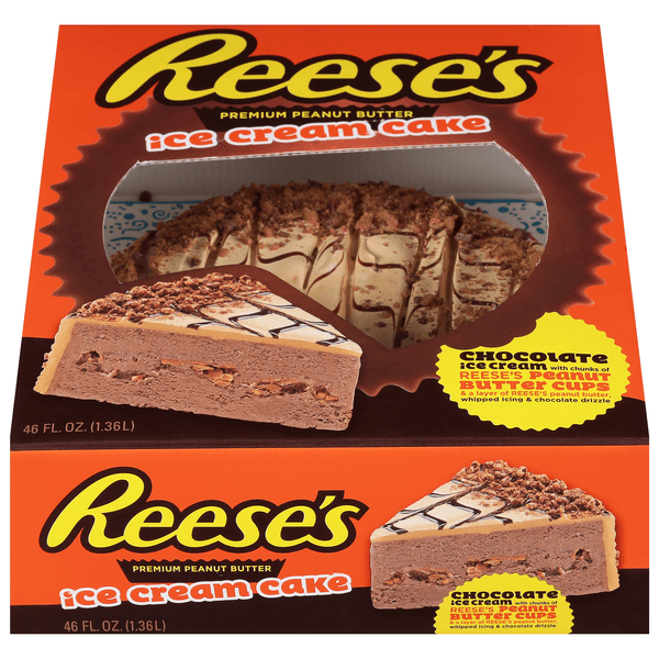 Reeses Peanut Butter Ice Cream Cake
