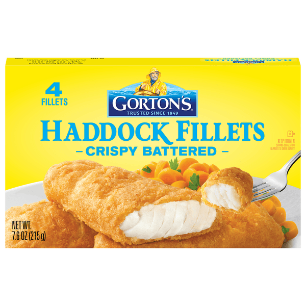 Gortons Crispy Battered Haddock Fillets
