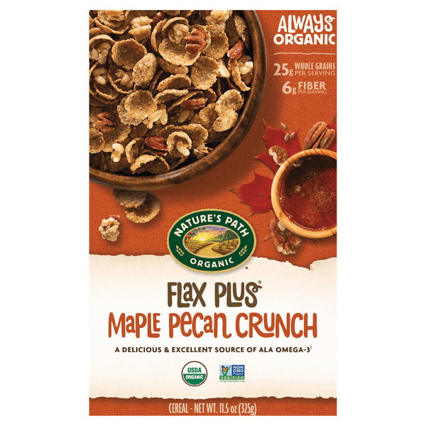 Is it Interstitial Cystitis Friendly? Nature's Path Organic Flax Plus Maple Pecan Crunch Cereal