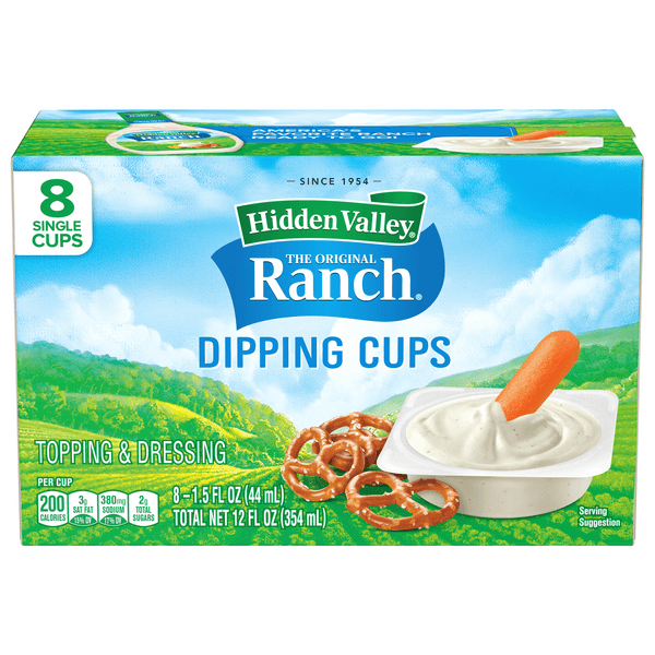 Is it Low Sugar? Hidden Valley Original Ranch Salad Dressing To Go Cups