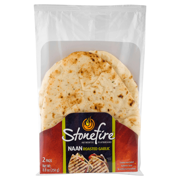Stonefire Tandoor Baked Garlic Naan