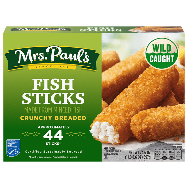 Is it Dairy Free? Mrs Pauls Fish Sticks Breaded
