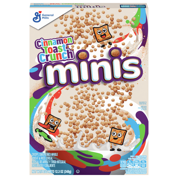 Cinnamon Toast Crunch Mini Breakfast Cereal Family Size