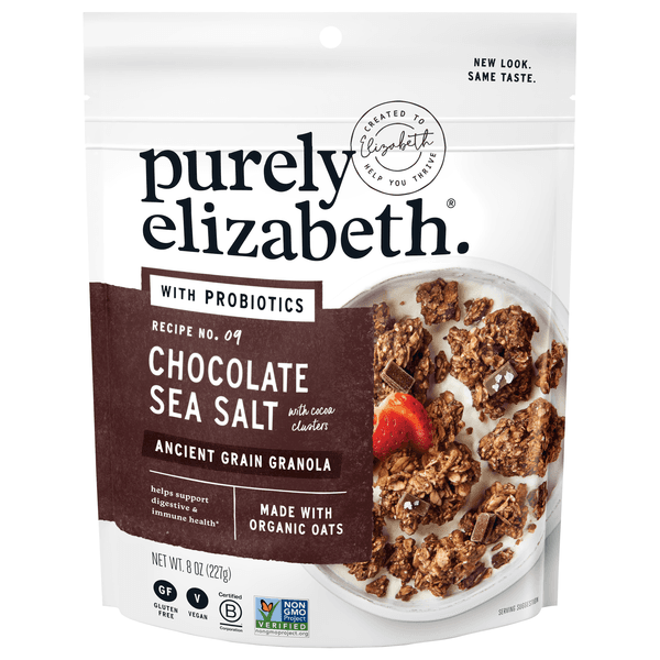 Purely Elizabeth Probiotic Ancient Grain Granola, Chocolate Sea Salt