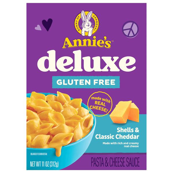 Annie's Homegrown Creamy Deluxe Gluten Free Pasta & Extra Cheesy Cheddar Sauce