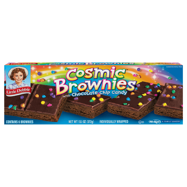 Little Debbie Brownies Cosmic With Chocolate Chip Candy