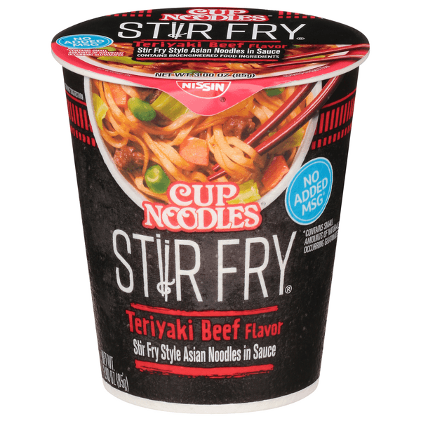 Nissin Cup Noodles Stir Fry Teriyaki Beef Unit