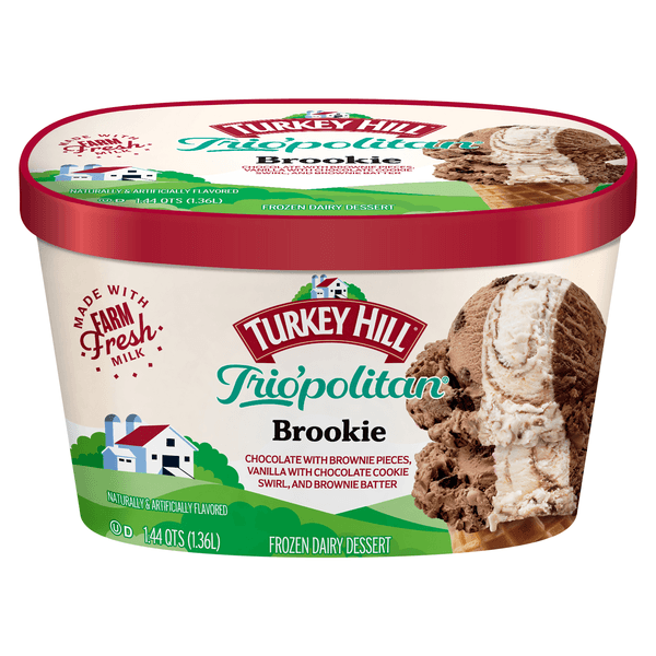 Turkey Hill Fdd Trio Politan Brookie Ice Cream