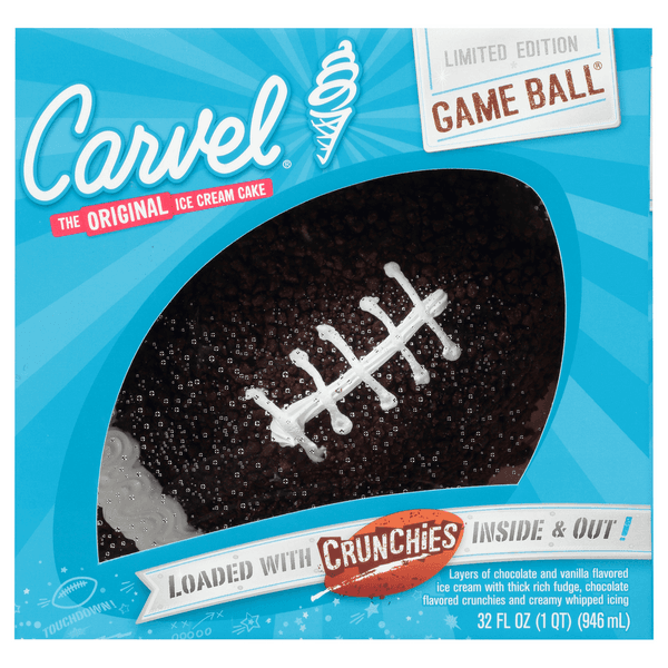 Carvel Holiday Game Ball Ice Cream Cake