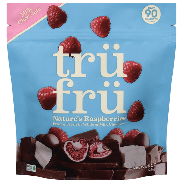 Tru Fru Raspberries In White & Milk Choc