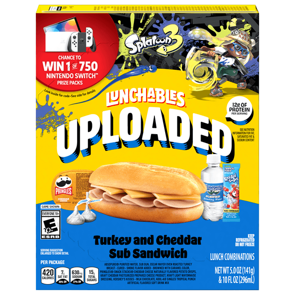 Lunchables Uploaded Turkey And Cheddar Sub Sandwich Meal Kit