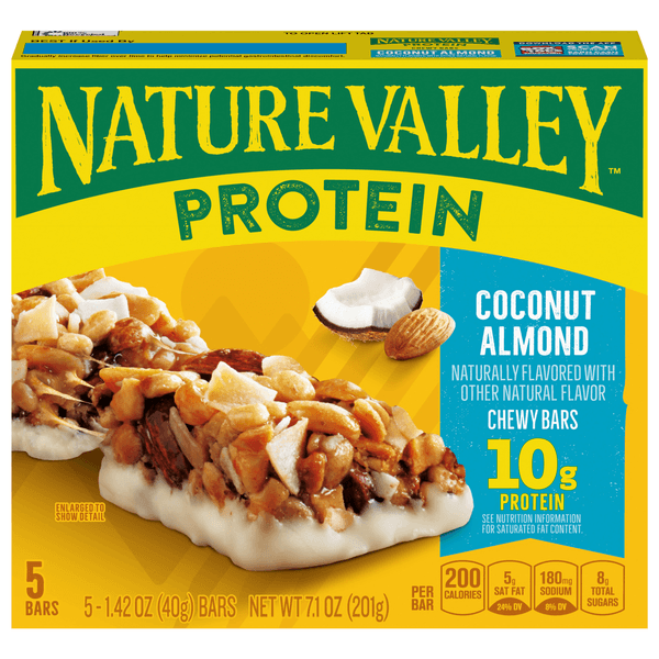 Nature Valley Protein Bars Chewy Coconut Almond