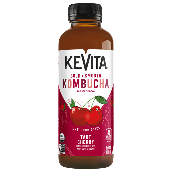 Kevita Kombucha Probiotic Drink Master Brew Tart Cherry