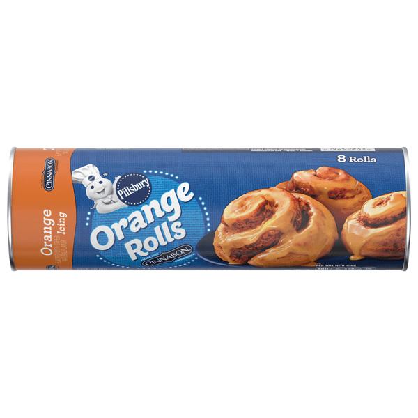 Pillsbury Rolls Orange With Orange Icing