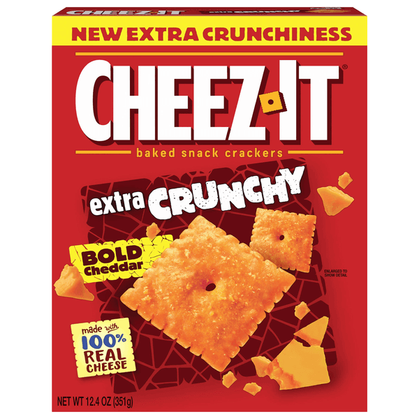 Cheez It Extra Crunchy Bold Cheddar