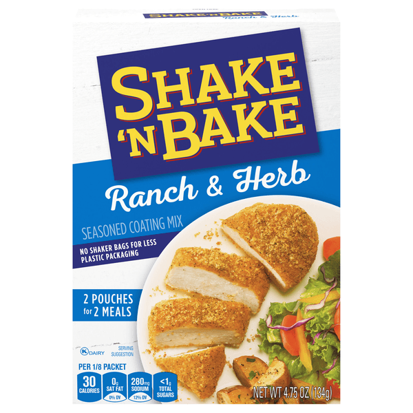 Shake 'N Bake Ranch & Herb Seasoned Coating Mix Packets