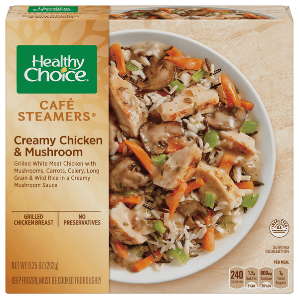 Healthy Choice Cafe Steamers Creamy Chicken Mushroom Meal