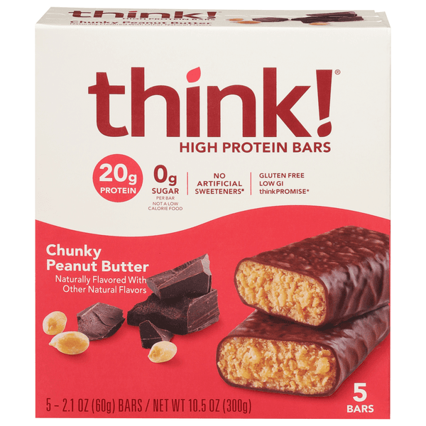 Thinkthin High Protein Bars Chunky Peanut Butter Chocolate