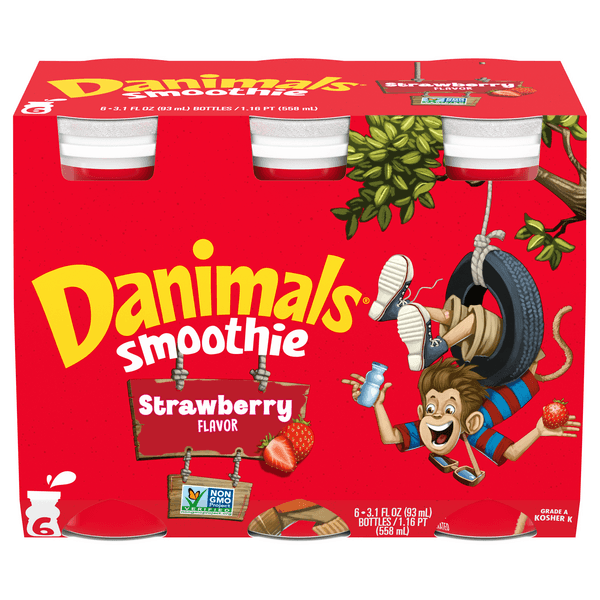 Danimals Smoothie Strawberry Explosion