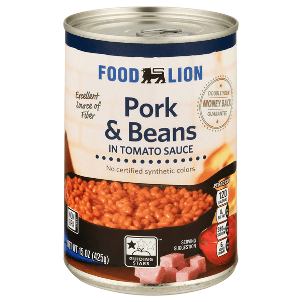 Food Lion Pork & Beans In Tomato Sauce