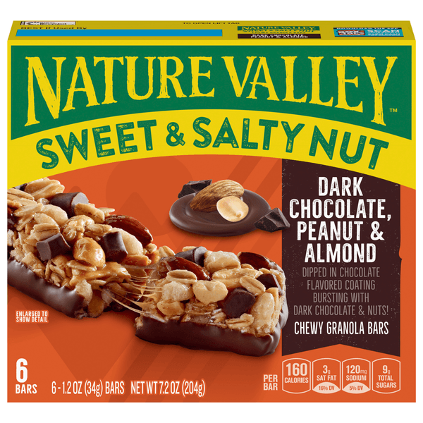 Is it Soy Free? Nature Valley Granola Bars Sweet & Salty Nut Dark Chocolate Peanut & Almond