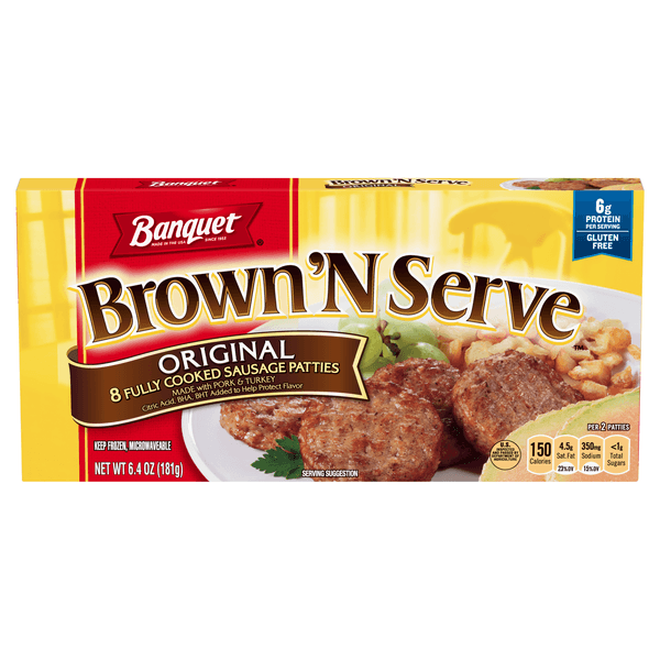 Is it Shellfish Free? Banquet Brown & Serve Sausage Patties