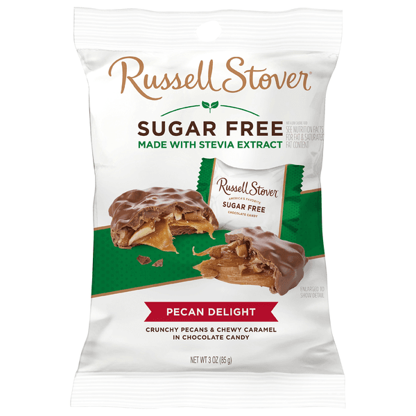 Russell Stover Chocolate Candy Sugar Free Pecan Delight
