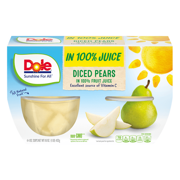 Is it Xanthan Gum Free? Dole Pears Diced In 100% Juice Cups