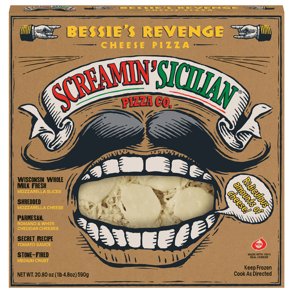 Screamin Sicilian Pizza Bessies Revenge Cheese
