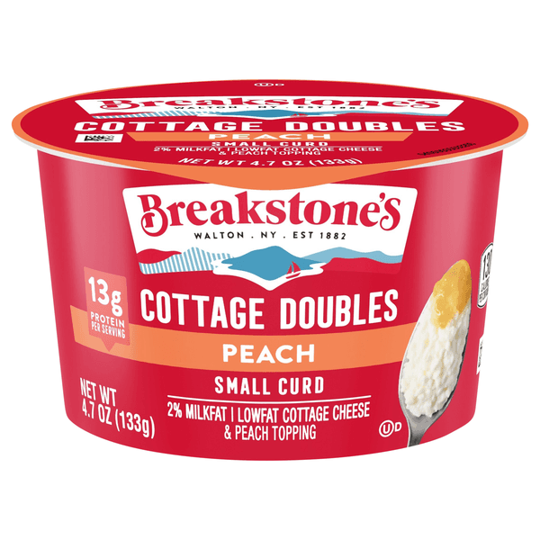 Breakstones Cottage Doubles Cottage Cheese And Fruit Peach