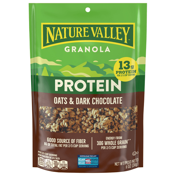 Nature Valley Protein Granola Crunchy Oats N Dark Chocolate
