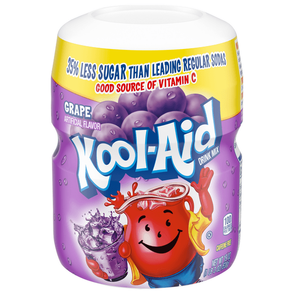 Kool-Aid Sugar-Sweetened Grape Artificially Flavored Powdered Soft Drink Mix