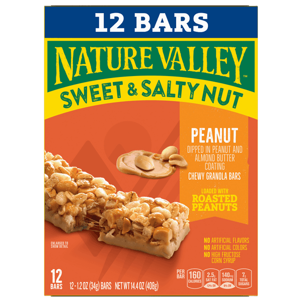 Nature Valley Granola Bars Sweet & Salty Nut Peanut Value Pack