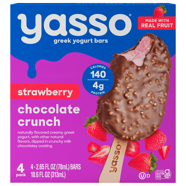 Yasso Greek Yogurt Strawberry Chocolate Crunch