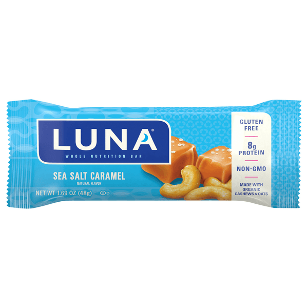 Luna Whole Nutrition Bar Sea Salt Caramel Gluten Free