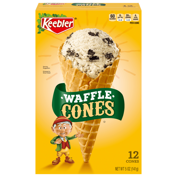 Keebler Ice Cream Cones Waffle