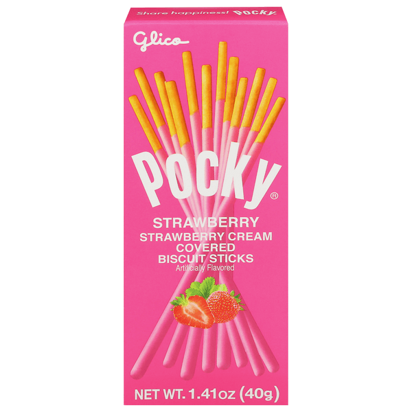 Glico Pocky Cookie Strawberry Cream Sticks
