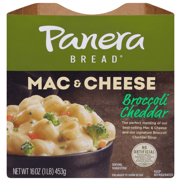 Panera Bread Vegetarian Broccoli Cheddar Mac & Cheese Microwave Meal