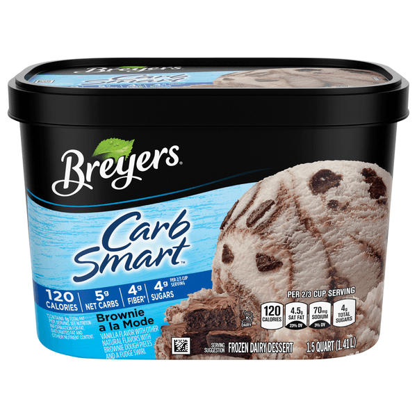 Breyers Carbsmart Brownie A La Mode Dairy Dessert