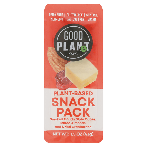 Good Plants Foods Plant-Based Smoked Gouda Style Cubes Almonds Snack