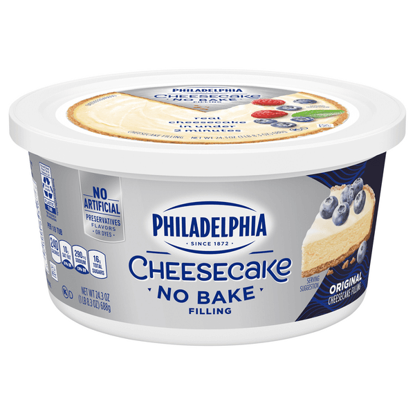 Philadelphia No Bake Original Cheesecake Filling Tub