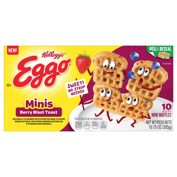 Kelloggs Eggo Waffles Berry Blast Toast