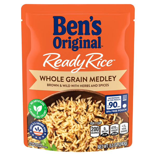 Is it Low Sugar? Ben's Original Ready Rice Whole Grain Medley Brown & Wild With Herbs And Spices