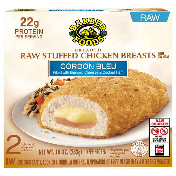 Barber Foods Cordon Bleu Stuffed Chicken Breast