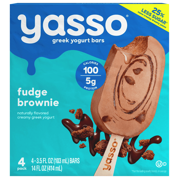 Yasso Yogurt Greek Bars Fudge Brownie