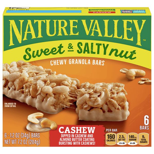 Is it Soy Free? Nature Valley Granola Bars Sweet & Salty Nut Cashew