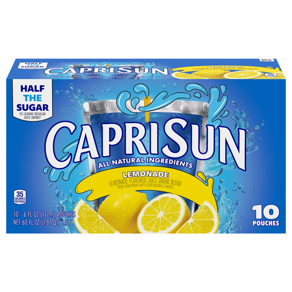 Capri Sun Lemonade Drink Pouches