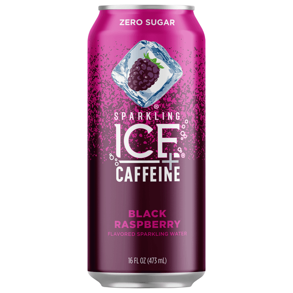 Sparkling Ice Sparkling Water With Caffeine Black Raspberry